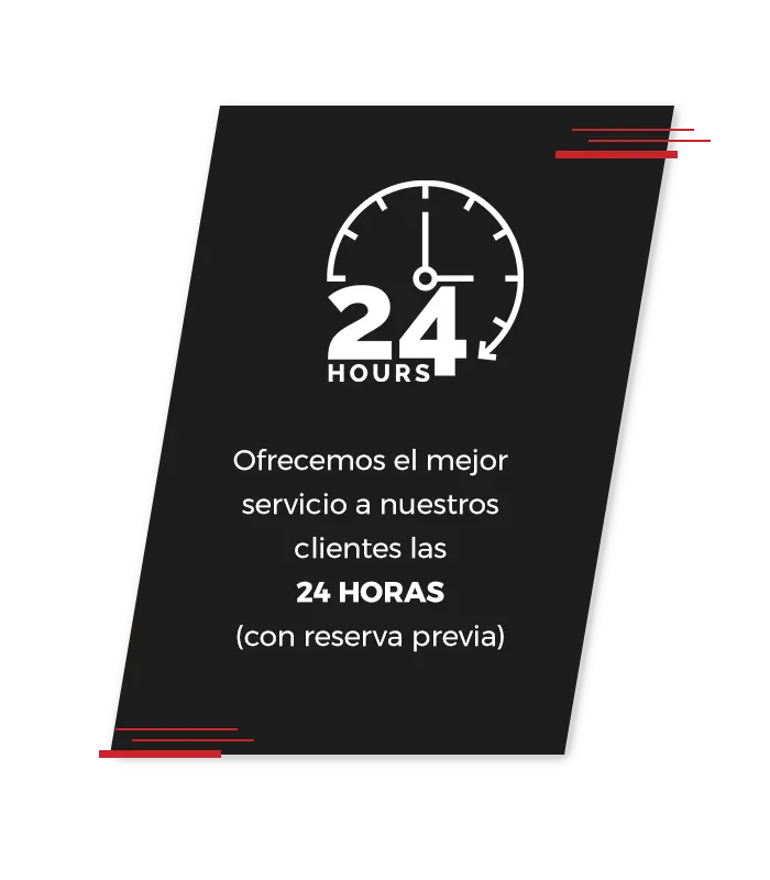 Servicio a clientes 24 horas